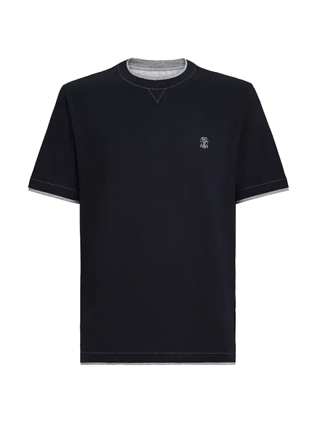 Brunello Cucinelli Men's Cotton Jersey Crew-Neck T-Shirt