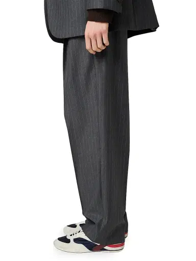Miu Miu Women's Pinstripe Pants | Thumbnail 3