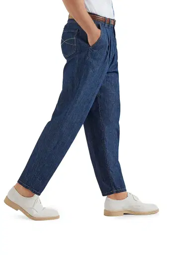 Brunello Cucinelli Men's Lightweight Denim Iconic Fit Five Pocket Trousers | Thumbnail 4 Brunello Cucinelli Men's Lightweight Denim Iconic Fit Five Pocket Trousers | Thumbnail 4