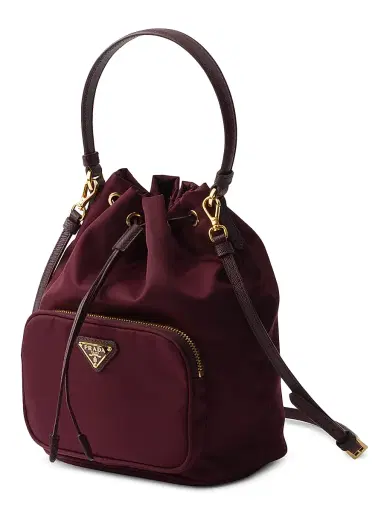 Prada Women's Duet Re-Nylon Bucket Bag | Thumbnail 3 Prada Women's Duet Re-Nylon Bucket Bag | Thumbnail 3