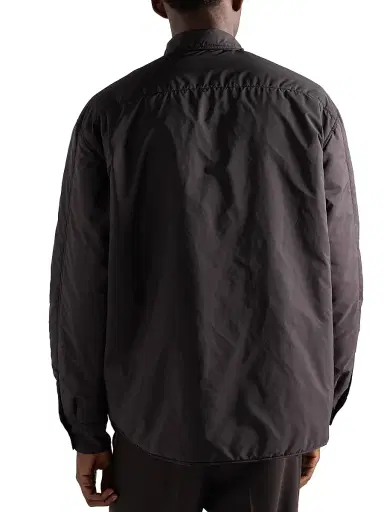 Prada Men's Light Re-Nylon Shirt - Black | Thumbnail 4 Prada Men's Light Re-Nylon Shirt - Black | Thumbnail 4