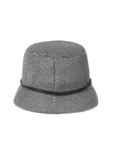 Brunello Cucinelli Women's Precious Bucket Hat - Grey | Thumbnail 2 Brunello Cucinelli Women's Precious Bucket Hat - Grey | Thumbnail 2
