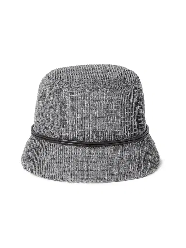 Brunello Cucinelli Women's Precious Bucket Hat - Grey | Thumbnail 1 Brunello Cucinelli Women's Precious Bucket Hat - Grey | Thumbnail 1