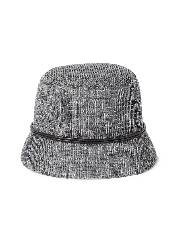 Brunello Cucinelli Women's Precious Bucket Hat - Grey