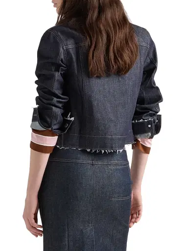 Prada Women's Denim Jacket | Thumbnail 4