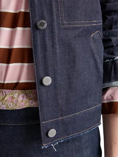 Prada Women's Denim Jacket | Thumbnail 6