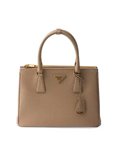 Prada Women's Galleria Saffiano Leather Top Handle Bag - Light Beige | Thumbnail 1 Prada Women's Galleria Saffiano Leather Top Handle Bag - Light Beige | Thumbnail 1