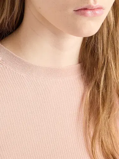 Prada Women's Wool Crew-Neck Sweater - Pink - Size 10 | Thumbnail 4 Prada Women's Wool Crew-Neck Sweater - Pink - Size 10 | Thumbnail 4