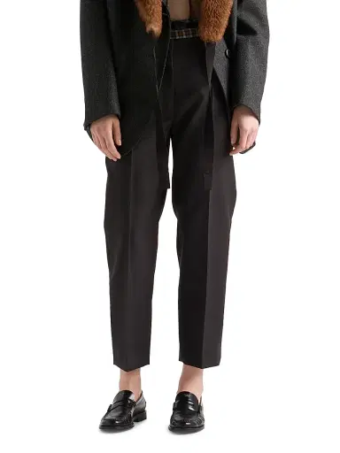 Prada Women's Grisaille Pants - Grey - Size 12 | Thumbnail 2 Prada Women's Grisaille Pants - Grey - Size 12 | Thumbnail 2