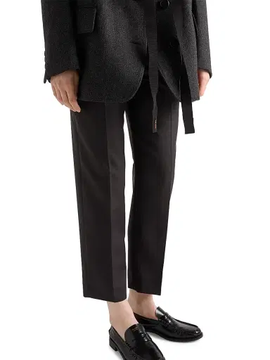 Prada Women's Grisaille Pants - Grey - Size 12 | Thumbnail 4 Prada Women's Grisaille Pants - Grey - Size 12 | Thumbnail 4