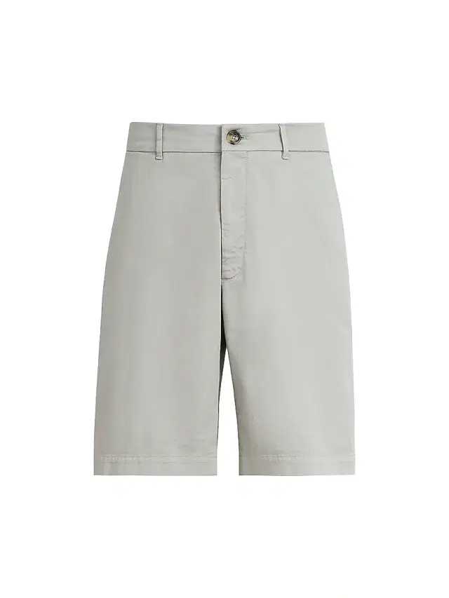 Brunello Cucinelli Men's Bermuda Shorts in American Pima Cotton Comfort Gabardine