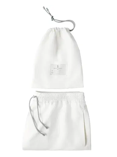 Brunello Cucinelli Men's Swim Shorts | Thumbnail 4