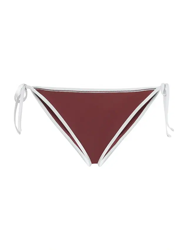 Brunello Cucinelli Women's Techno Jersey Bikini Bottoms With Monili
