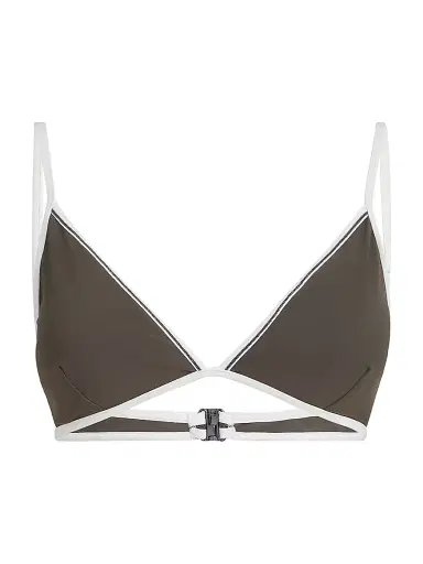 Brunello Cucinelli Women's Techno Jersey Bikini Top with Monili | Thumbnail 1 Brunello Cucinelli Women's Techno Jersey Bikini Top with Monili | Thumbnail 1
