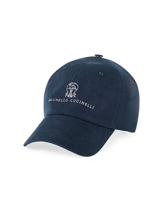Men's Garment Dyed Twisted Cotton Gabardine Baseball Cap - Navy Blue
