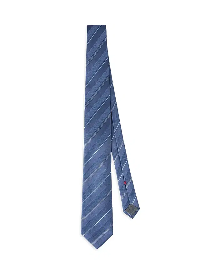 Brunello Cucinelli Men's Striped Silk Tie