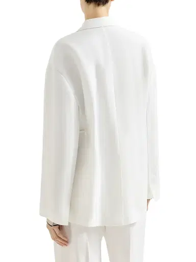 Brunello Cucinelli Women's Viscose and Linen Fluid Twill Blazer with Monili - Panama - Size 8 | Thumbnail 3 Brunello Cucinelli Women's Viscose and Linen Fluid Twill Blazer with Monili - Panama - Size 8 | Thumbnail 3