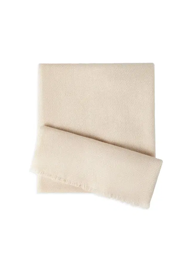 Brunello Cucinelli Men's Cashmere Diagonal Scarf - Sand