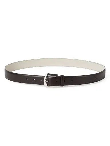 Brunello Cucinelli Men's Calfskin Belt - Brown | Thumbnail 1 Brunello Cucinelli Men's Calfskin Belt - Brown | Thumbnail 1