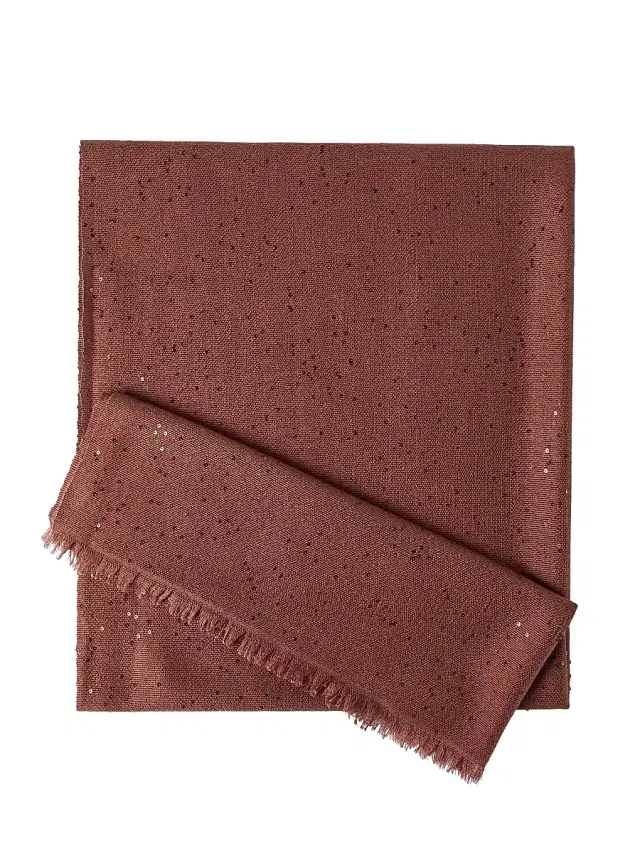 Brunello Cucinelli Women's Cashmere and Silk Diamond Yarn Scarf - Bordeaux