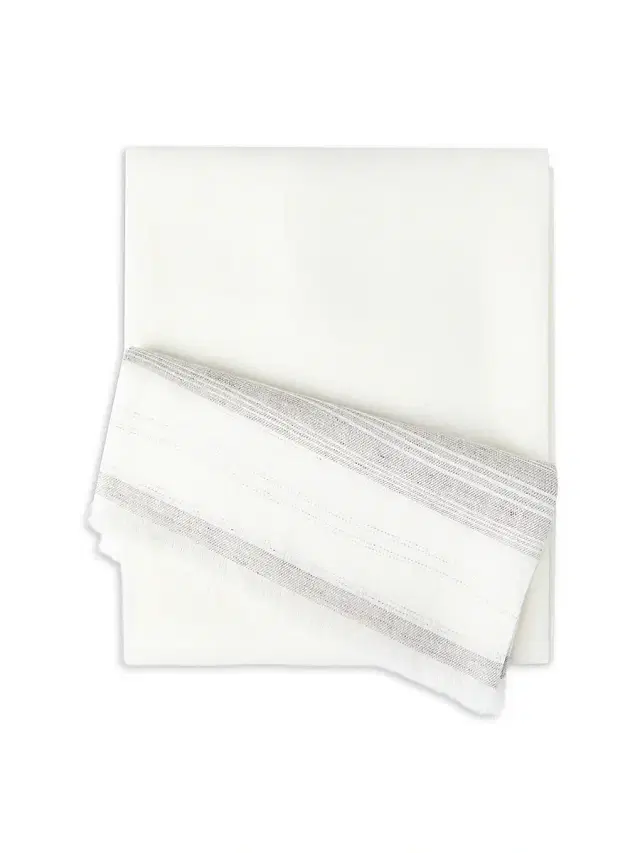 Brunello Cucinelli Men's Embroidered Linen Scarf