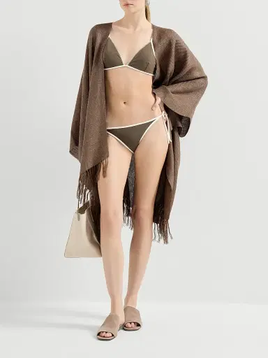 Brunello Cucinelli Women's Techno Jersey Bikini Bottoms | Thumbnail 5 Brunello Cucinelli Women's Techno Jersey Bikini Bottoms | Thumbnail 5