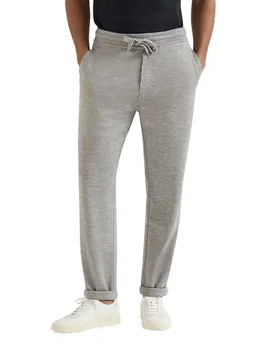 Brunello Cucinelli Men's Cashmere and Silk French Terry Trousers - Grey - Size XXXXL | Thumbnail 2 Brunello Cucinelli Men's Cashmere and Silk French Terry Trousers - Grey - Size XXXXL | Thumbnail 2