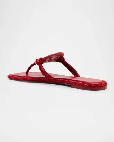 Tory Burch Miller Pave Leather Logo Sandals | Thumbnail 4