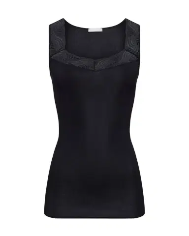 Hanro Cotton Delight Lace-Trim Tank Top | Thumbnail 1