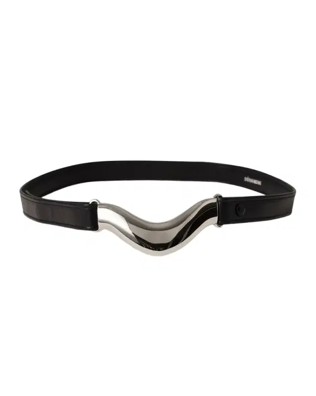 Brancusi Metal Leather Belt
