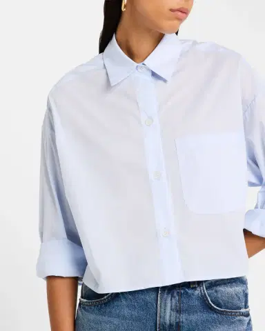 TWP Soon To Be Ex Superfine Cotton Button-Front Shirt | Thumbnail 5 TWP Soon To Be Ex Superfine Cotton Button-Front Shirt | Thumbnail 5