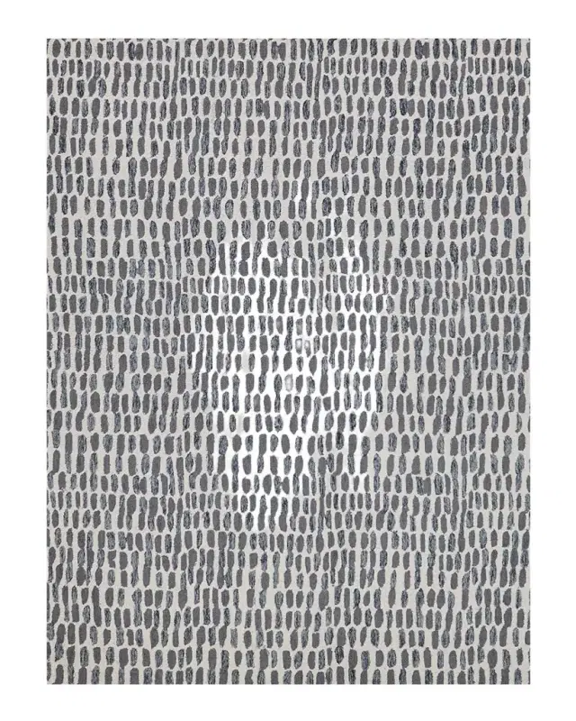Exquisite Rugs Ink Blot Hand-Tufted Black & Gray Rug