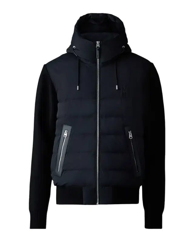 Mackage Men 's Andrew Hybrid Down Knit Jacket