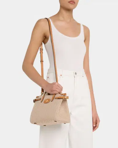 Valentino Garavani Antibes Small Canvas Shopping Tote Bag | Thumbnail 2 Valentino Garavani Antibes Small Canvas Shopping Tote Bag | Thumbnail 2