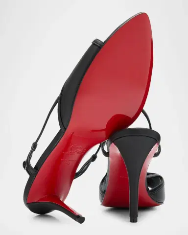 Christian Louboutin 80mm Miss Z Leather Slingback Sandals | Thumbnail 5