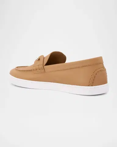Christian Louboutin Men's Chambeliboat Leather Slip-On | Thumbnail 3 Christian Louboutin Men's Chambeliboat Leather Slip-On | Thumbnail 3