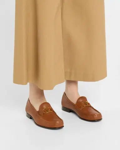 Valentino Garavani VLogo Medallion Leather Loafers | Thumbnail 2 Valentino Garavani VLogo Medallion Leather Loafers | Thumbnail 2