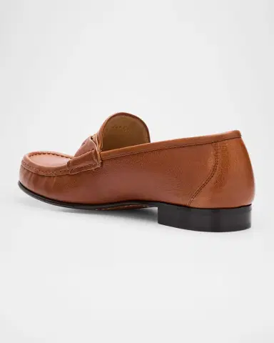 Valentino Garavani VLogo Medallion Leather Loafers | Thumbnail 4 Valentino Garavani VLogo Medallion Leather Loafers | Thumbnail 4