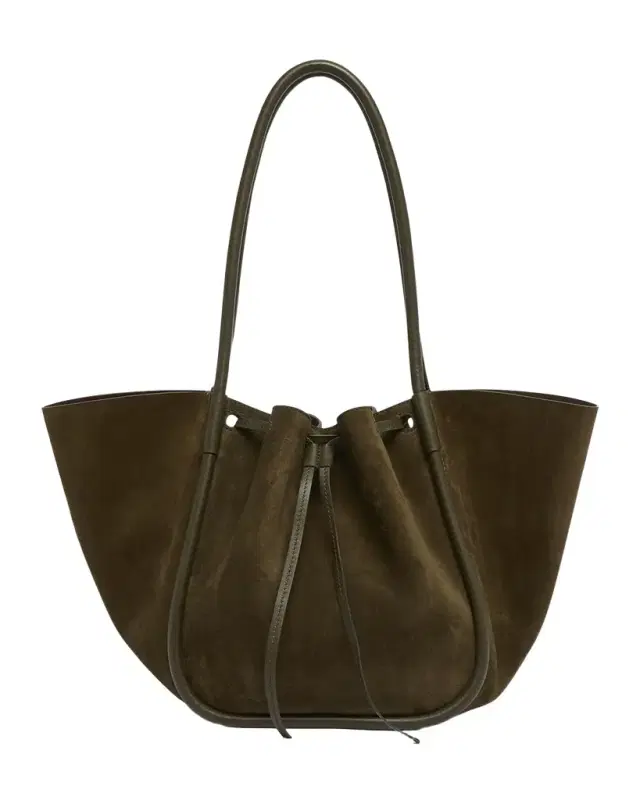 Proenza Schouler Large Ruched Tote in Soft Suede