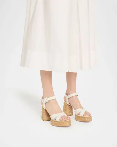 Christian Louboutin 70mm Calakala Leather Crisscross Espadrille Sandals | Thumbnail 2 Christian Louboutin 70mm Calakala Leather Crisscross Espadrille Sandals | Thumbnail 2