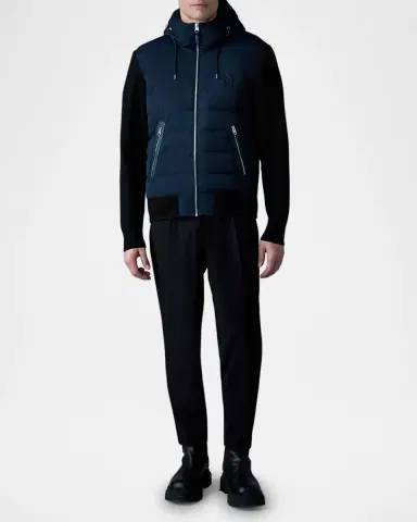 Mackage Men's Andrew Hybrid Down Knit Jacket | Thumbnail 2