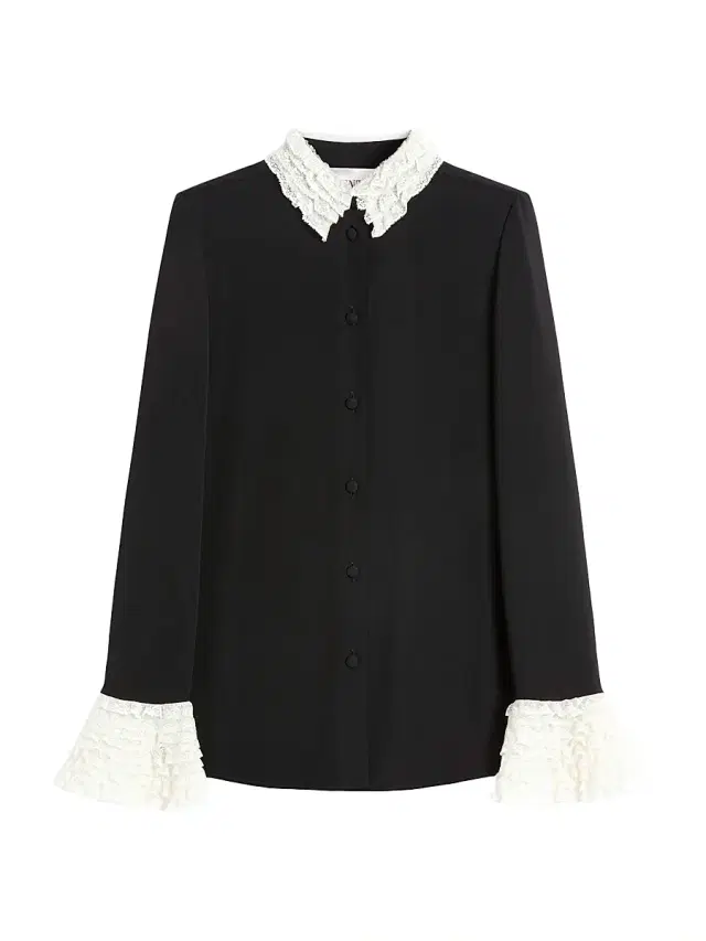 Valentino Garavani Women's Georgette Blouse - Black