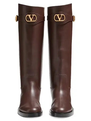 Valentino Garavani Women's VLogo Signature 30MM Calfskin Boots | Thumbnail 3