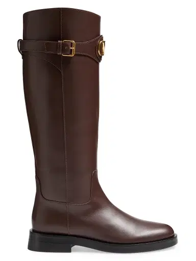 Valentino Garavani Women's VLogo Signature 30MM Calfskin Boots | Thumbnail 1