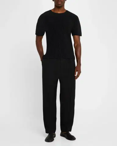 Homme Plissé Issey Miyake Men 's Pleated T-Shirt | Thumbnail 2 Homme Plissé Issey Miyake Men 's Pleated T-Shirt | Thumbnail 2