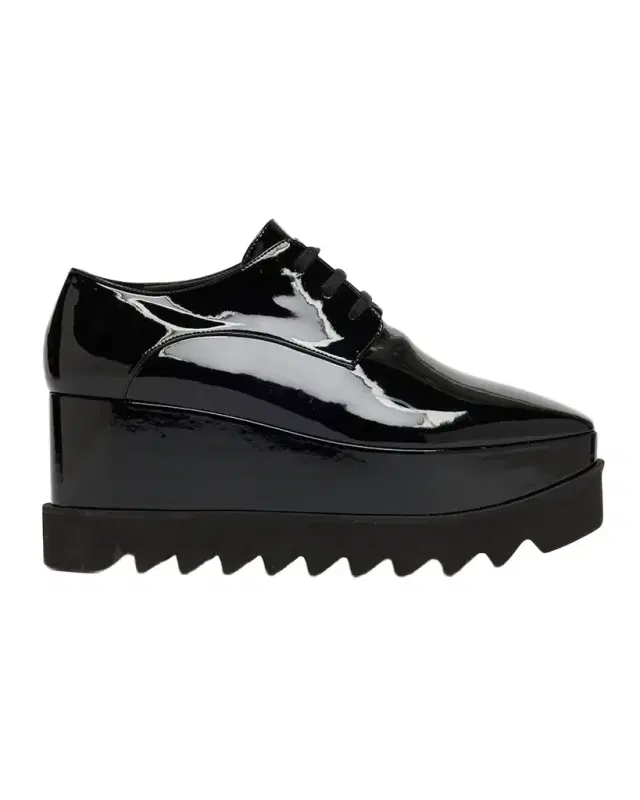 Stella McCartney Elyse Patent Alter Platform Sneaker Loafers