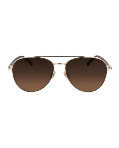 Ferragamo Men 's SF316S Prisma Metal Aviator Sunglasses | Thumbnail 1