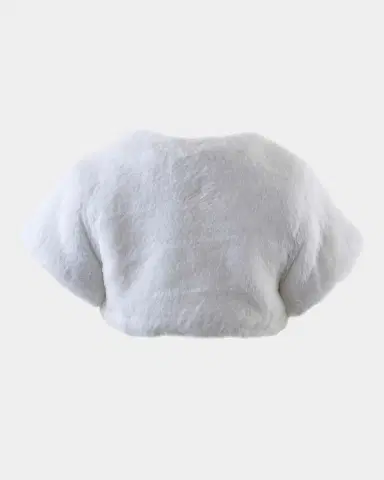 Rachel Riley Girl's Diamante Faux Fur Bolero | Thumbnail 2 Rachel Riley Girl's Diamante Faux Fur Bolero | Thumbnail 2