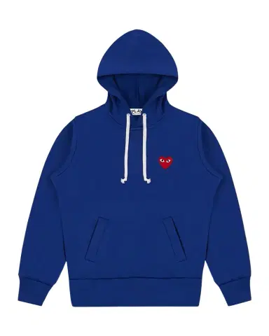 Comme des Garçons Men 's Play Heart Pullover Hoodie | Thumbnail 1
