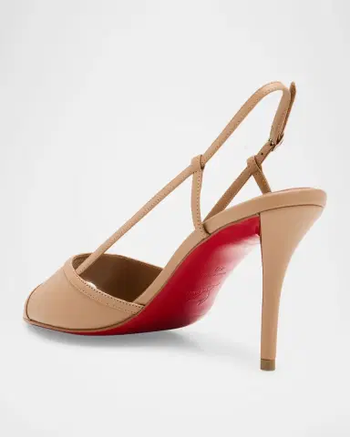 Christian Louboutin 80mm Miss Z Leather Slingback Sandals | Thumbnail 4 Christian Louboutin 80mm Miss Z Leather Slingback Sandals | Thumbnail 4